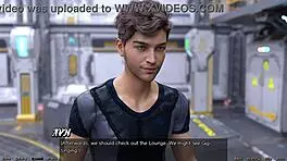 I'm checking out this cute robot girl in space, cumshot everywhere.