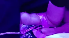 Amateur girlfriend in kimono cosplay gets kissed and licked on the bed.