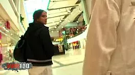 young blonde babe hunts for sex in public outdoor areas of czech republic