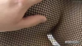 I spanked the busty teen 18+ in the hotel room during bondage.