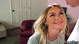 chloe temple seduces her bro with shaved pussy for a free room?