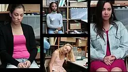 Security Guard Fucks Hot Thieves