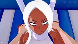 Himiko Toga and Mirko have intense POV sex in My Hero Academia hentai