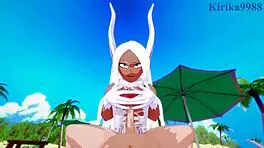 Himiko Toga and Mirko have intense POV sex in My Hero Academia hentai