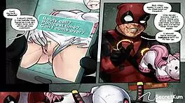 Deadpool Thinking with Portals in Intense Gangbang