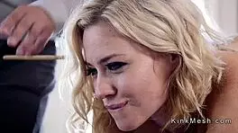 Brat teen and MILF feel the rush of rough anal bondage