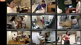 Helena Price gets naked behind the scenes, raw sex in hospital setting overruns camera