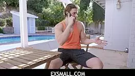 Small Brunette Teen Liz Jordan Explores Big Cocks