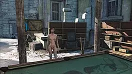 yo, this fo4 pool table party with hentai brunettes is insane! 🔥