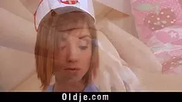 Blowjob and Sex Prescription for Sick Old Stepdad by Hot Nurse