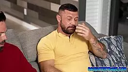 Jc wilds and molly little kiss in bathroom