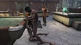 yo, this fo4 pool table party with hentai brunettes is insane! 🔥