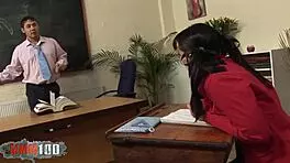 Tanya Cox getting fucked by her teacher in class 😏📚