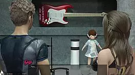 stranded in space. curvy girl fears my big cock ripping her.