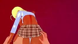 Erina Nakiri and Ikumi Mito Engage in Intense POV Sex in Food Wars Hentai