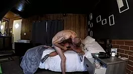 Tan big butt MILF getting pleasured and fucked from behind 😍