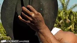 Stepdad's BBC Sprays Teen