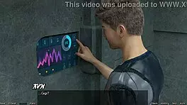 stranded in space. curvy girl fears my big cock ripping her.