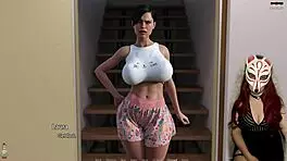 oh wow, mommy takes big cock in public outdoor game!