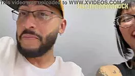 Tattooed girl deepthroats in debut