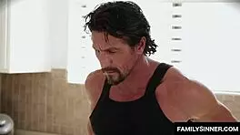 Slutty Stepdaughter Receives Blowjob And Creampie From Big Ass Lover