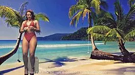 Wow! Curvy Girl Fucks Herself With Glass Dildo!