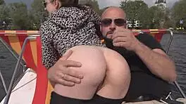 Old Ugly German Feels Passion Fucking Young Teen Outdoors In Doggy