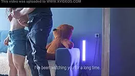 He spied on me while I MASTURBATED my pussy. I didn’t mind and invited his cock to join!