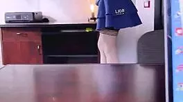 boss destroyed his lusting secretarys ass on his desk