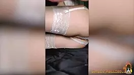 Teen Brunette Uses Buttplug