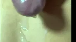 Old man fucks teen prostitute and cums on her pussy