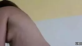 Akoda Brookes feels intense pleasure getting fucked hard in the classroom