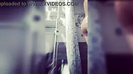 Unleashing Raw Power with a 28cm Dildo in Steamy Shower Play