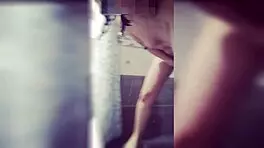 Unleashing Raw Power with a 28cm Dildo in Steamy Shower Play