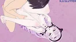 Lize Helesta and Salome engage in intense sex in Nijisanji VTuber hentai.