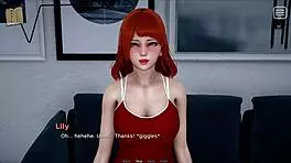 Teen with small tits plays game where bully becomes her lover