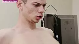 Office boy Tommy Cabrio dominates with hardcore ass fucking in 4K.