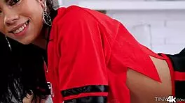 I feel huge dick in my tight pussy