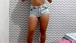 i can't stop sucking this hot brunette's cock for cum