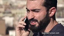 Latina Cleaning Lady Earns Extra with Oral Service