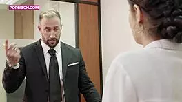 Office boy Tommy Cabrio dominates with hardcore ass fucking in 4K.