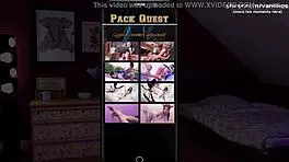 being a dik, hungry teen deepthroats big cock stranger at party, feels cum in mouth