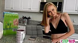 My Tiny 18+ Stepsister Alicia Williams SAW My HARD Dick