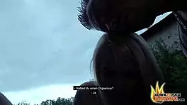 Petite Teen Arteya Fucked Hard in Public POV