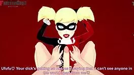 Harley Quinn Enjoys Missionary and Doggystyle in Cartoon POV.