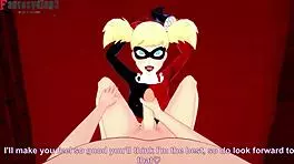 Harley Quinn Enjoys Missionary and Doggystyle in Cartoon POV.