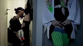 Mitsuri Spies Tanjiro Fucks Shinobu Toilet Ass Licking Doggystyle Cumshot Hentai Big Ass Petite Tits Sex