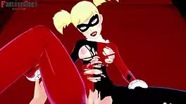 Harley Quinn Enjoys Missionary and Doggystyle in Cartoon POV.