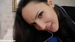 Naughty petite teen amateur makes sextape with boyfriend, swallows cum