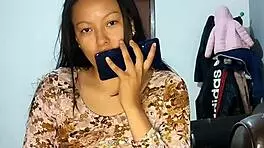 Colombian flashing natural tits after party 😏